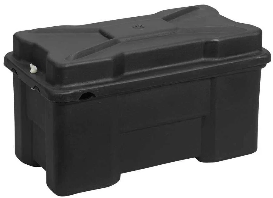 042204 – MOELLER Battery Box, Fits Group 4D Batteries Black Plastic